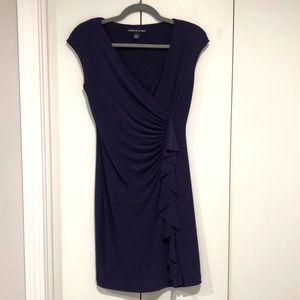 Purple cocktail dress